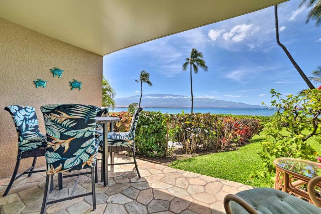 Maui Oceanfront Haven: Beachside Retreat with Turtle & Whale Watching Wailuku Exterior photo
