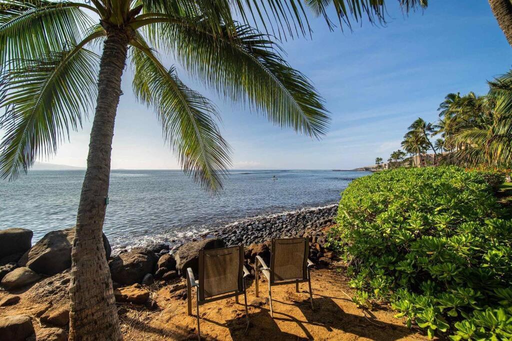 Maui Oceanfront Haven: Beachside Retreat with Turtle & Whale Watching Wailuku Exterior photo