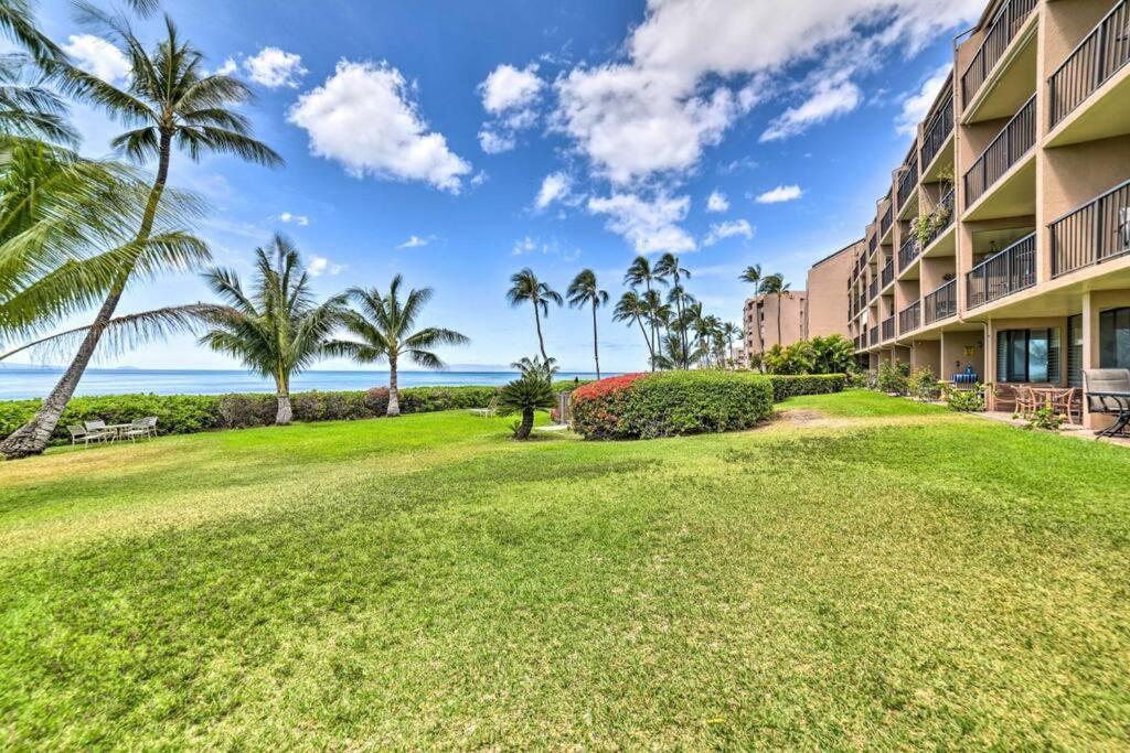 Maui Oceanfront Haven: Beachside Retreat with Turtle & Whale Watching Wailuku Exterior photo