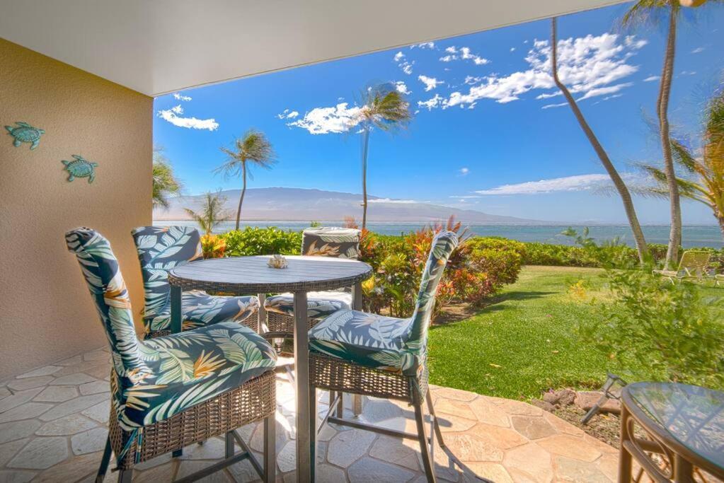 Maui Oceanfront Haven: Beachside Retreat with Turtle & Whale Watching Wailuku Exterior photo